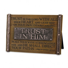 Trust in Him Resin Plaque