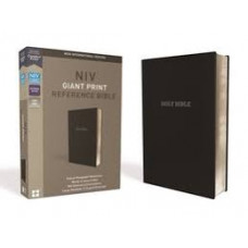 NIV Giant Print Reference Bible - Black Leather Look