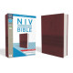 NIV Large Print Value Thinline - Burgundy Leathersoft