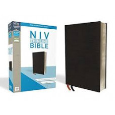 NIV Thinline Bible - Black Bonded Leather