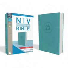 NIV Large Print Value Thinline - Turquoise Leathersoft