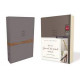 NKJV Journal the Word Bible - Grey Cloth Over Board