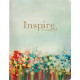 Inspire NLT Large Print Creative Journalling Bible - Floral Design