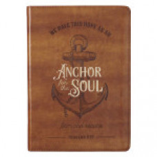 Journal Anchor for the Soul - Brown Lux Leather