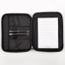 Bible Cover - Two-Fold Organizer (Black) Luxleather - Size Medium