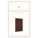 ESV Large Print Value Thinline Bible - Trutone Mahogany Border Design