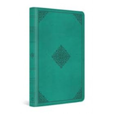 ESV Value Thinline Bible - Trutone Teal Ornament Design