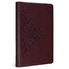 ESV Premium Gift Bible - TruTone Chestnut Filigree Design