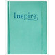 Inspire NLT - the Bible for Creative Journaling - LeatherLike Hardcover, Aquamarine