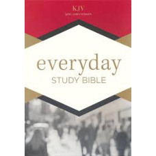 KJV Everyday Study Bible - Black LeatherTouch