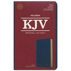 KJV Personal Size Bible - Navy Leathertouch