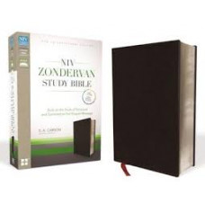 NIV Zondervan Study Bible - Bonded Leather Black