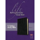 NKJV Life Application Study Bible - Black Bonded Leather