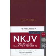 NKJV Personal Size Giant Print Reference Bible - Hard Cover