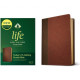 NLT Life Application Study Bible Third Edition - Brown and Tan Leatherlike