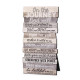 On The Journey - Wood Stacked Desk Top Plaque