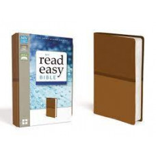 NIV Read Easy Bible - Tan Leathersoft