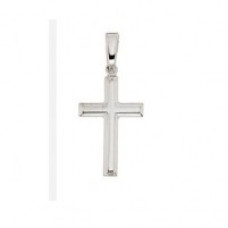 Cross Necklace Sterling Silver on Chain