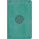 ESV Large Print Thinline Bible - Trutone Turquoise Emblem