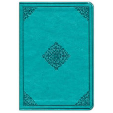 ESV Value Large Print Compact Bible - TruTone Teal Ornament Design