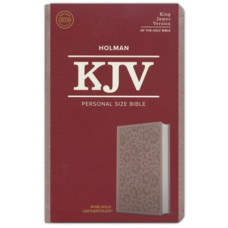 KJV Personal Size Bible - Rose Gold Leathertouch